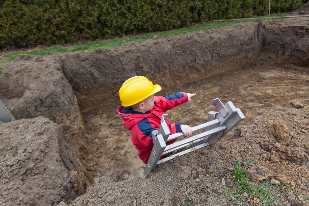 Legyen különleges környezete szakszerű medence ásással!